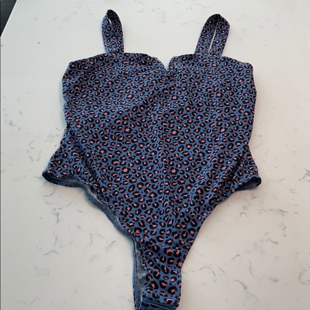 Cheetah print bodysuit tank